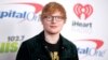 Ed Sheeran arrives at Jingle Ball at The Forum, Dec. 1, 2017, in Inglewood, California. 