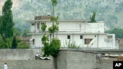 The compound where Osama bin Laden lived in Abbottabad, Pakistan. He was killed on May 2 during a covert U.S. military raid.