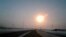 In this frame grab made from a video done with a dashboard camera, on a highway from Kostanai, Kazakhstan, to Chelyabinsk region, Russia, provided by Nasha Gazeta newspaper, February 15, 2013 a meteorite contrail is seen. A meteor streaked across the sky 