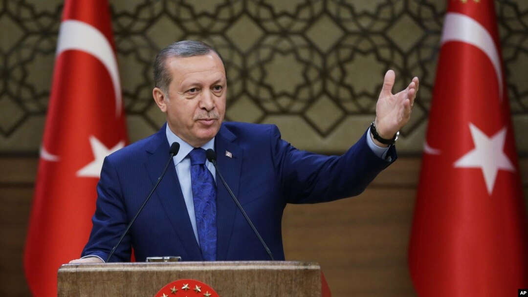 Presiden Turki Recep Tayyip Erdogandi Istana Presiden, Ankara (Foto: dok).