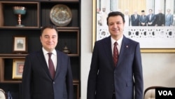 DEVA Lideri Ali Babacan ve Saadet Partisi Lideri Mahmut Arıkan