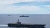 미국 "핵항모 로널드 레이건함 태평양서 작전 수행"