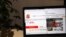 A computer screen shows the online impact on Dolce & Gabbana products displayed in Beijing, China, Nov. 22, 2018. 