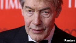 FILE - TV host Charlie Rose arrives for the Time 100 Gala in the Manhattan borough of New York, New York, U.S., April 25, 2017. 