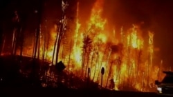 Record Fires Destroy Parts of Canadian Province