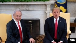 Ông Netanyahu được ông Trump tiếp đón ở Nhà Trắng