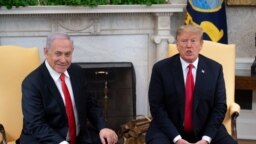Ông Netanyahu được ông Trump tiếp đón ở Nhà Trắng