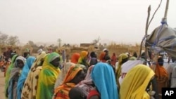 Camp for Displaced Persons in Sudan. A referendum will allow those living in southern Sudan to decide whether to remain part of the nation with religious and political autonomy or to break away and form their own nation.