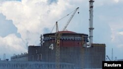 FILE PHOTO: Zaporizhzhia Nuclear Power Plant near Enerhodar