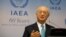 International Atomic Energy Agency (IAEA) Director General Yukiya Amano addresses a news conference after a board of governors meeting at the IAEA headquarters in Vienna, Austria, March 6, 2017.