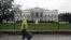 The White House in Washington, Oct. 29,2012, during the approach of Hurricane Sandy. 