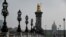 A picture taken on March 20, 2020 in Paris, shows a deserted bridge Pont Alexandre III, on the fourth day of a strict lockdown in France aimed at curbing the spread of COVID-19. 