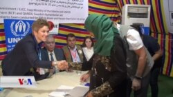 پـێدانی ناسنامەی عێراقی بە ژمارەیەک لە ئاوارەکانی نێو کەمپی حەسەن شام