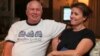 FILE - Roy Bennett, a senior Zimbabwean MDC opposition official, and his wife, Heather, relax at a friends home in Mutare, about 200 kilometers east of Harare, Zimbabwe, following his release from prison. A helicopter crash killed Bennett and his wife.