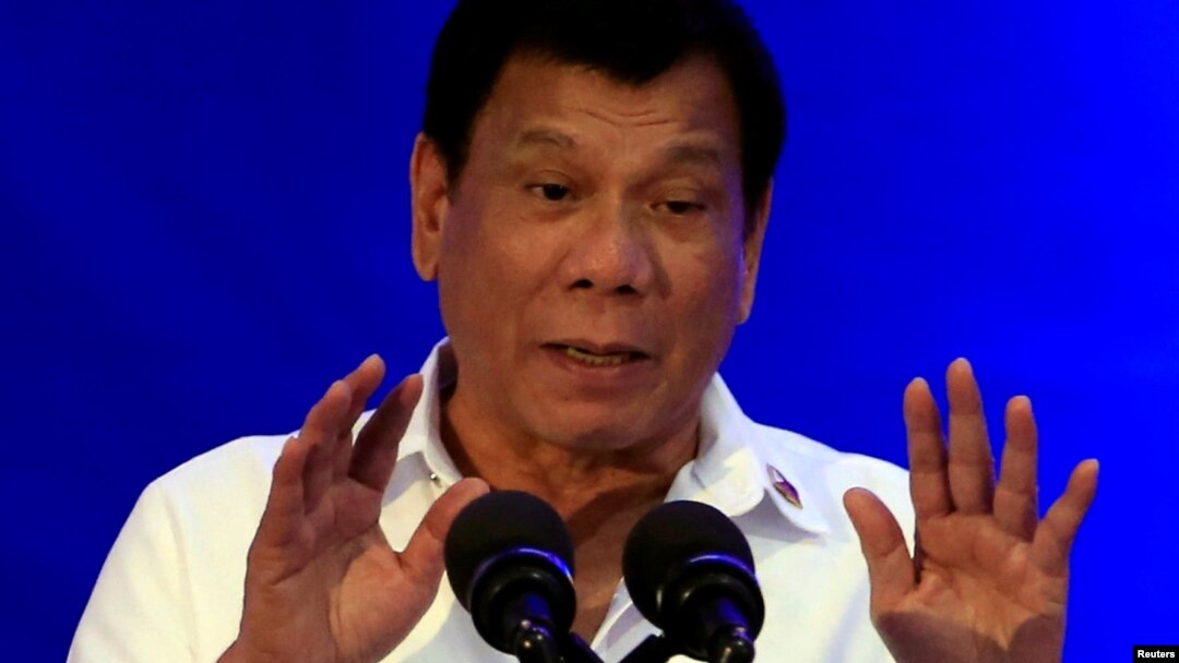 Tổng thống Philippines Rodrigo Duterte.