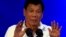 Filippin rahbari Rodrigo Duterte 