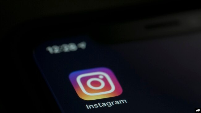 The Instagram app is displayed on a computer on Aug. 23, 2019, in New York. Over the last day, several Instagram accounts run by abortion rights advocacy groups discovered that some of their content mentioning abortion has been hidden from public view or labeled