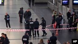 Mesto incidenta u Parizu tokom kojeg je francuski vojnik uboden nožem u vrat, 