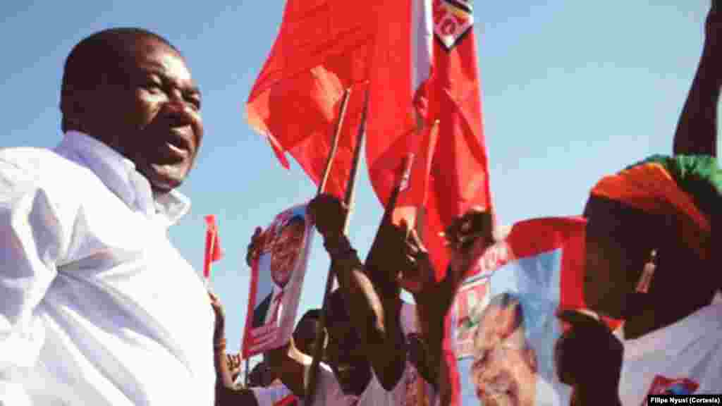 Candidato presidencial da FRELIMO, Filipe Nyusi (Ancuane, Cabo Delgado)