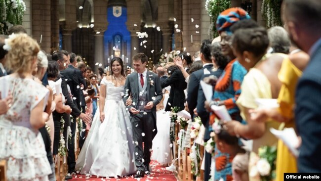 Đám cưới của Marie Hoa Chevallier, cô gái Pháp gốc Việt và Luois Ducruet, cháu trai Vua Monaco Albert II.