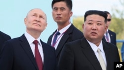 지난해 9월 김정은 북한 국무위원장이 러시아를 방문해 블라디미르 푸틴 러시아 대통령과 만남을 가졌다..