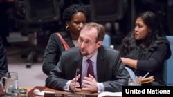 Zeid Ra’ad Al-Hussein, le Haut-Commissaire de l'ONU aux droits de l'Homme, lors d'un conseil de sécurité, le 3 décembre 2015.