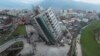 Taiwan Earthquake: Several Buildings Leaning Near Collapse