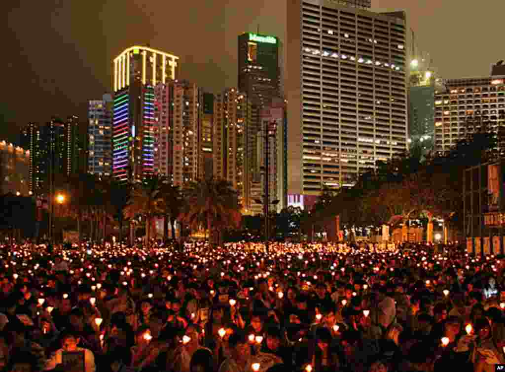 香港悼念六四烛光晚会