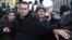 Opposition leader Alexei Navalny is detained by police during a protest march in Moscow, Russia, October 27, 2012. 