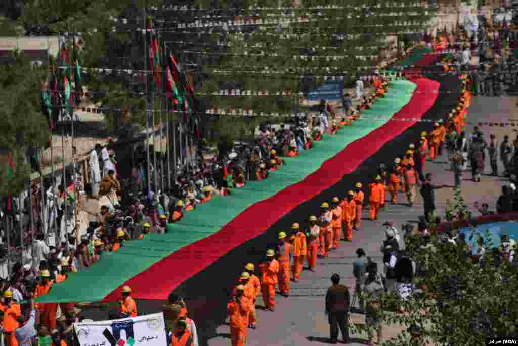 برگزاری جشن استقلال در هلمند
