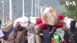 People Fleeing DRC Volcano