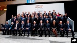 Foto durante el G20. Reuniones de Primavera del Grupo del Banco Mundial 2017 en Washington, el viernes 21 de abril de 2017.