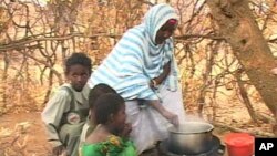 Somali refugees at the Dadaab camp in Kenya