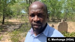 Mbuso Fuzwayo, secretary of Ibhetshu Likazulu a rights group from Matebeleland region, in Tsholotsho district April 18, 2019, says President Emmerson Mnangagwa’s lifting a discussion and reburials ban of Gukurahundi massacre victims is not the end of the 