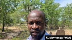Mbuso Fuzwayo, secretary of Ibhetshu Likazulu a rights group from Matebeleland region, in Tsholotsho district April 18, 2019, says President Emmerson Mnangagwa’s lifting a discussion and reburials ban of Gukurahundi massacre victims is not the end of the 