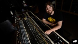 Music producer Dave Cobb poses in the historic RCA Studio A in Nashville, Tennessee, Jan. 29, 2016. 