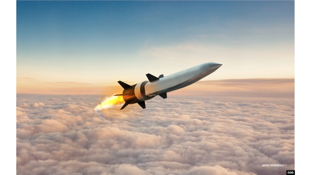 Rudal Hypersonic Air-breathing Weapons Concept (HAWC) terlihat dalam konsepsi seorang seniman. (Foto: Reuters)