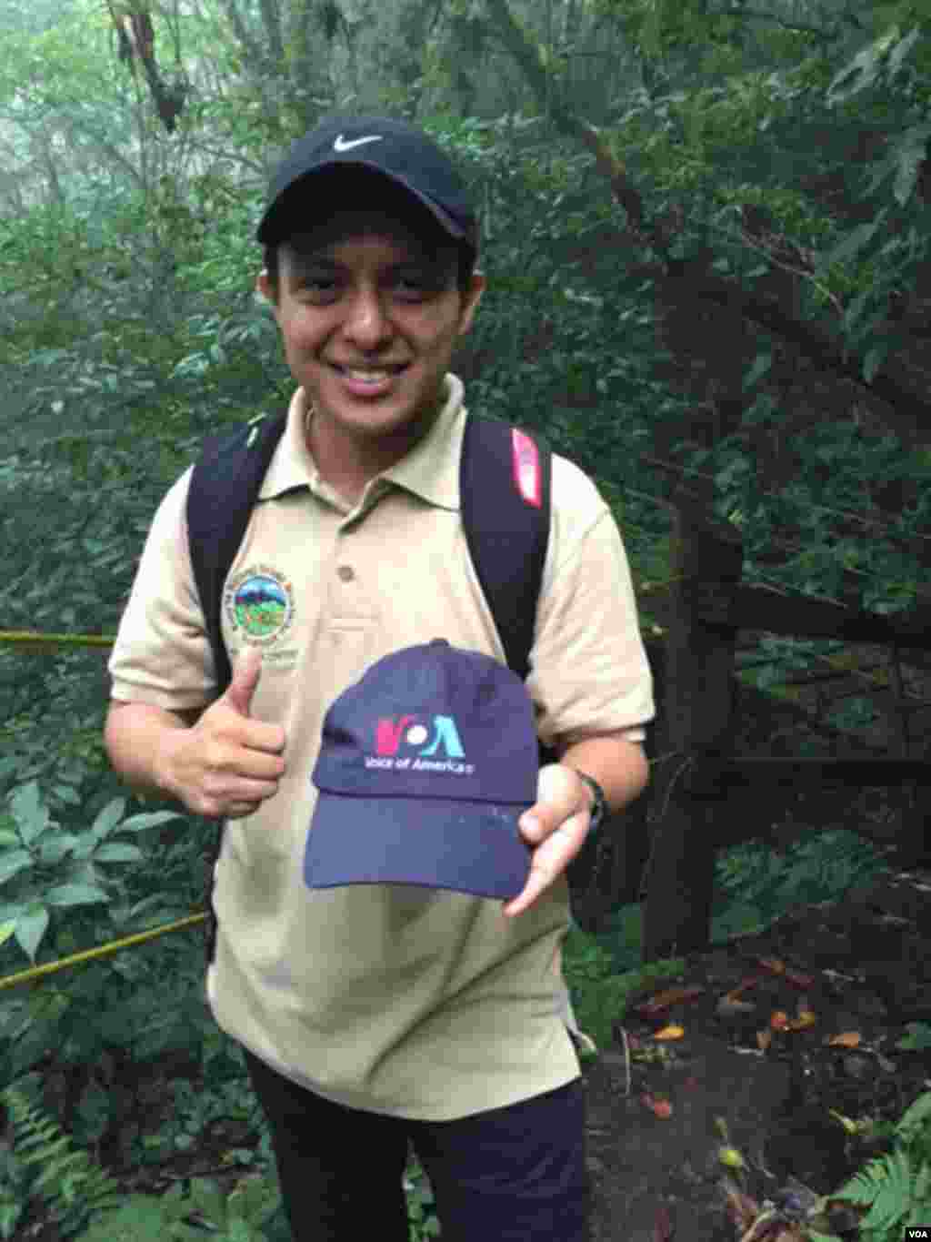 VOA fan in Nicaragua