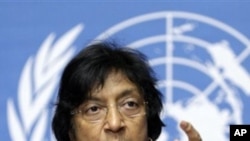 U.N. High Commissioner for Human Rights South African Navanethem Pillay