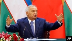 Islom Karimov Xitoyda, 19-avgust, 2014