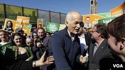 El líder del socialdemócrata Nuevo Partido Demócrata, Jack Layton, obtuvo un apoyo que era impensable hace unas semanas.