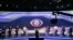 FILE - Debate mediator Ricardo Boechat, center, stands with Brazil's presidential candidates before the start of a debate in Sao Paulo, Brazil, Aug. 9, 2018.