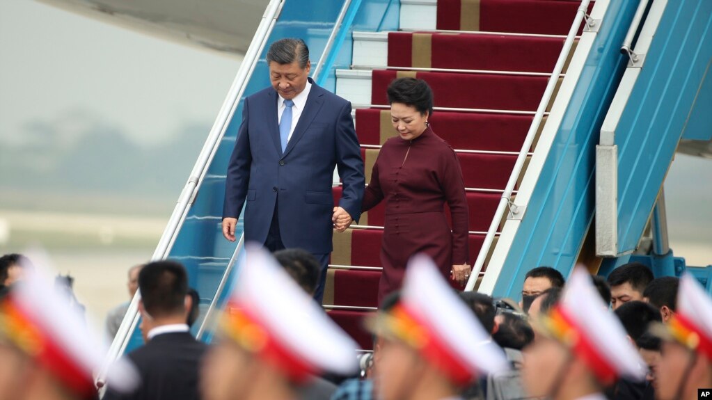 中国国家主席习近平2023年12月12日开始对越南进行为期两天的访问。（美联社）(photo:VOA)