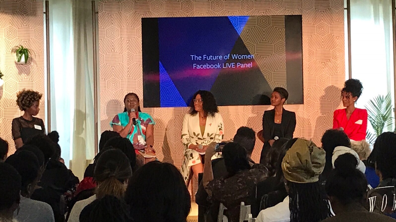The Future of Women Facebook Live Panel, hosted by the Global First Ladies Alliance in New York, Sept 21, 2017. (Photo @SerraSippel) 