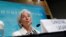International Monetary Fund Managing Director Christine Lagarde speaks during a news conference at IMF headquarters in Washington, D.C., June 14, 2013.