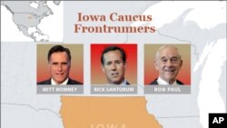 In Iowa, Republican Presidential Contenders Face First Test