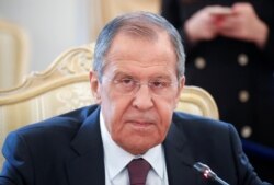 FILE - Russian Foreign Minister Sergei Lavrov attends a meeting in Moscow, June 3, 2019.