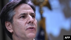 On June 20, 2016, Deputy Secretary of State Antony Blinken takes part in a naturalization ceremony on World Refugee Day at the Holocaust Museum in Washington.