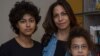 Hala Bejjani and her two daughters Yasmina (left) and Leila. Hala is hopeful that change will come eventually, and she will be able to pass on her citizenship to her children. (VOA/J. Owens).