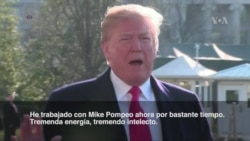 Trump: Mike Pompeo tiene "tremenda energía, tremendo intelecto"